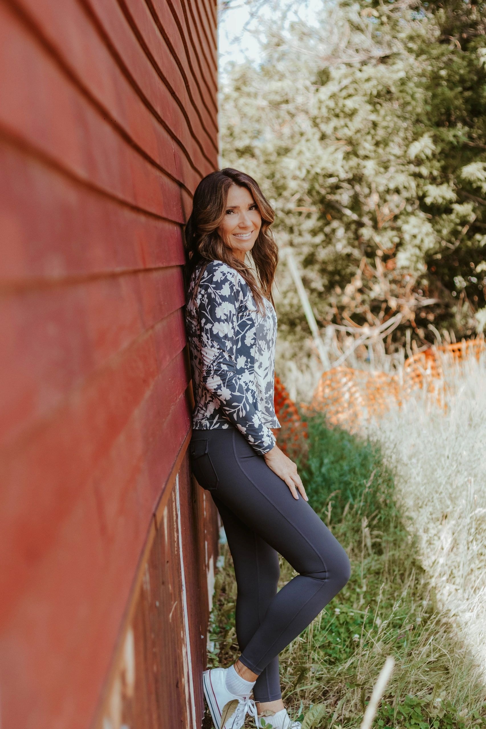 Kate Voiles, life coach, full length portrait